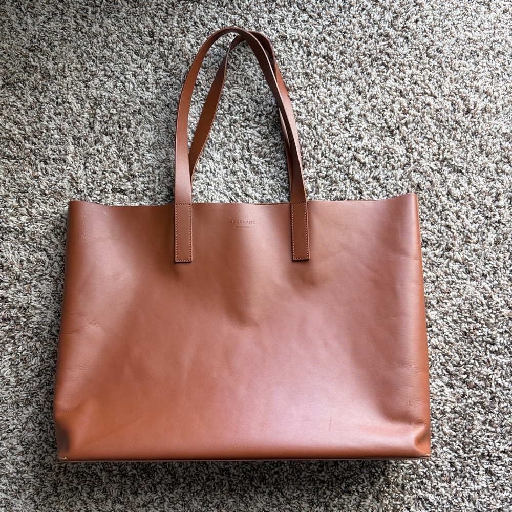 Everlane Tan Leather Day Market Tote